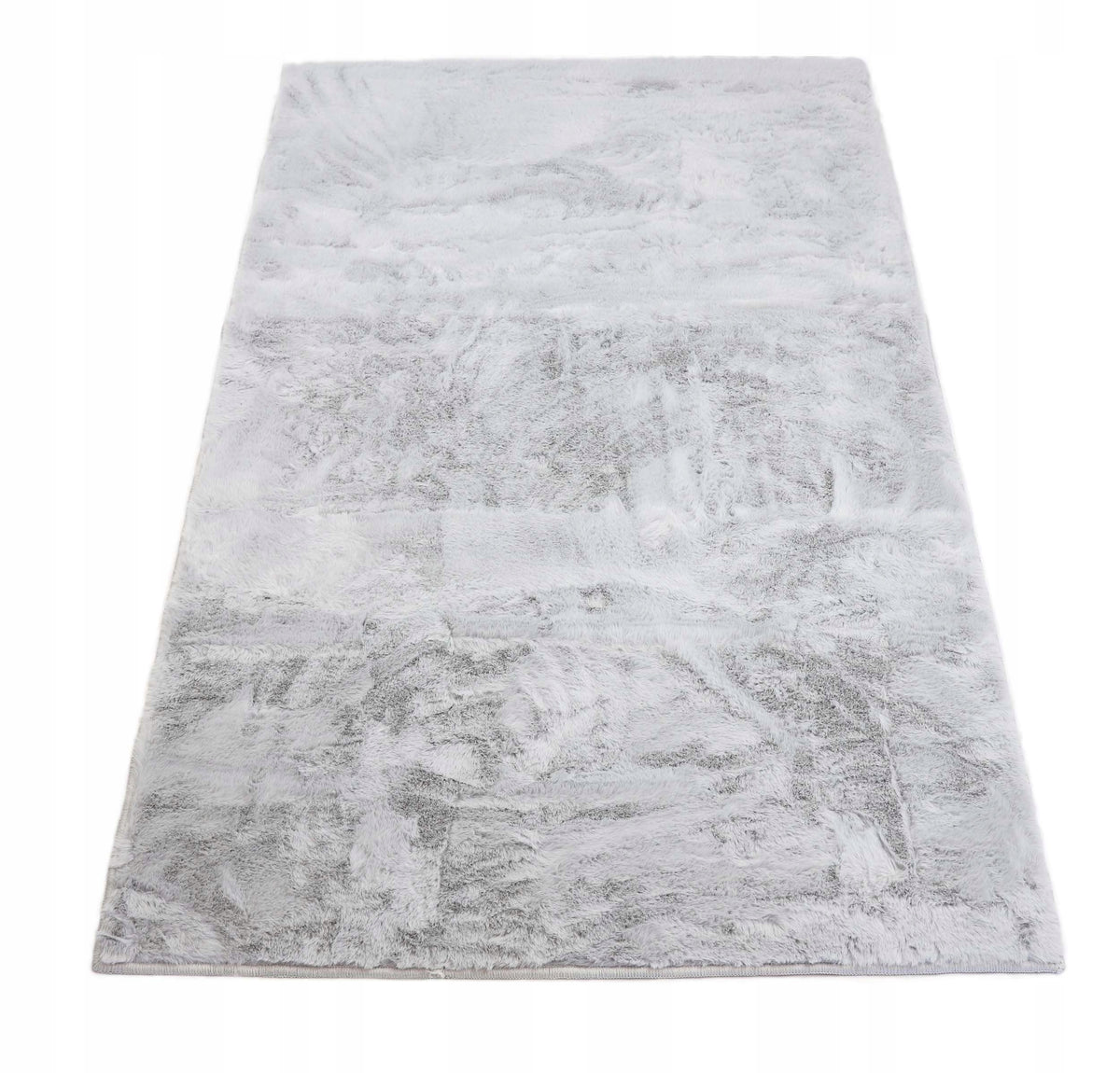 PLUSH CARPET RABBIT FUR SOFT VELVET RABBIT SILVER 120X160 cm Manufacturer code dywan Rabbit Bella New