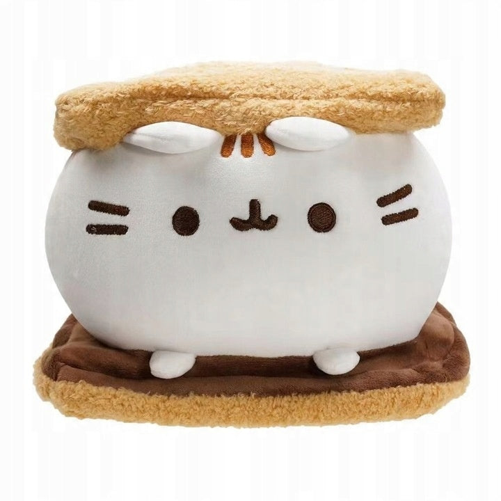 PLUSH CAT PUFFIN CAKE PLUSH PLUSH TOY CUDDLY PUFF CUTE