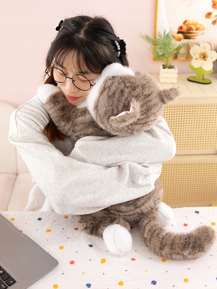 PLUSH Kitten Toy BEAR PLUSH TOY CAT Hugging 45CM Plush for Kids Manufacturer code Maskotka Dla Dzieci