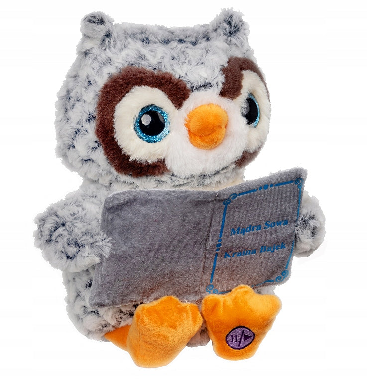 PLUSH OWL PLUSH TOY INTERACTIVE TELLS 3 FAIRY TALES POLISH EAN (GTIN) 5907757076140