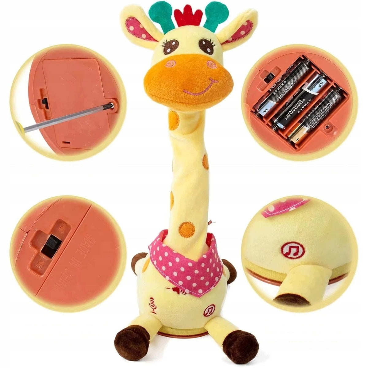 PLUSH SENSORY GIRAFFE SINGING DANCING BABY TOY Manufacturer code 6978991479164