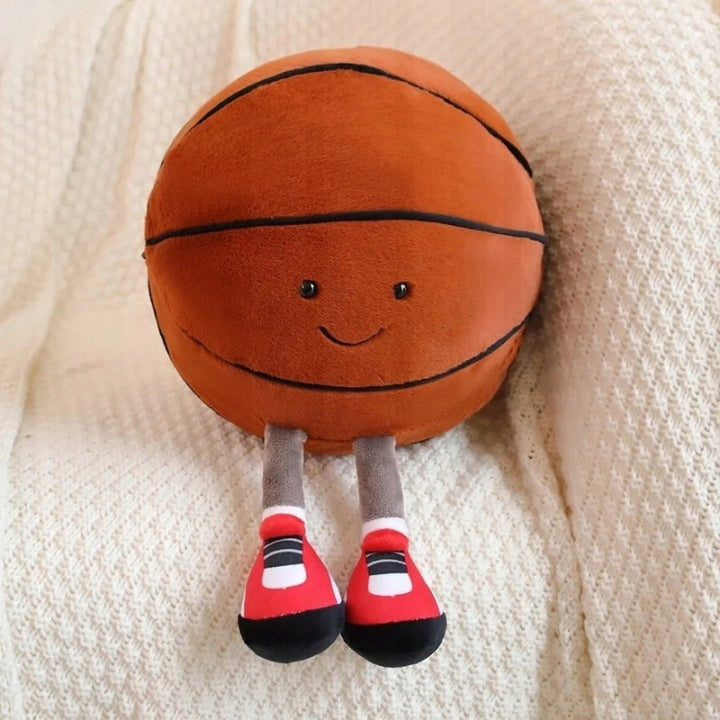 PLUSH TOY BASKETBALL FACE FEET BROWN FUR 25cm Manufacturer code DSF7M