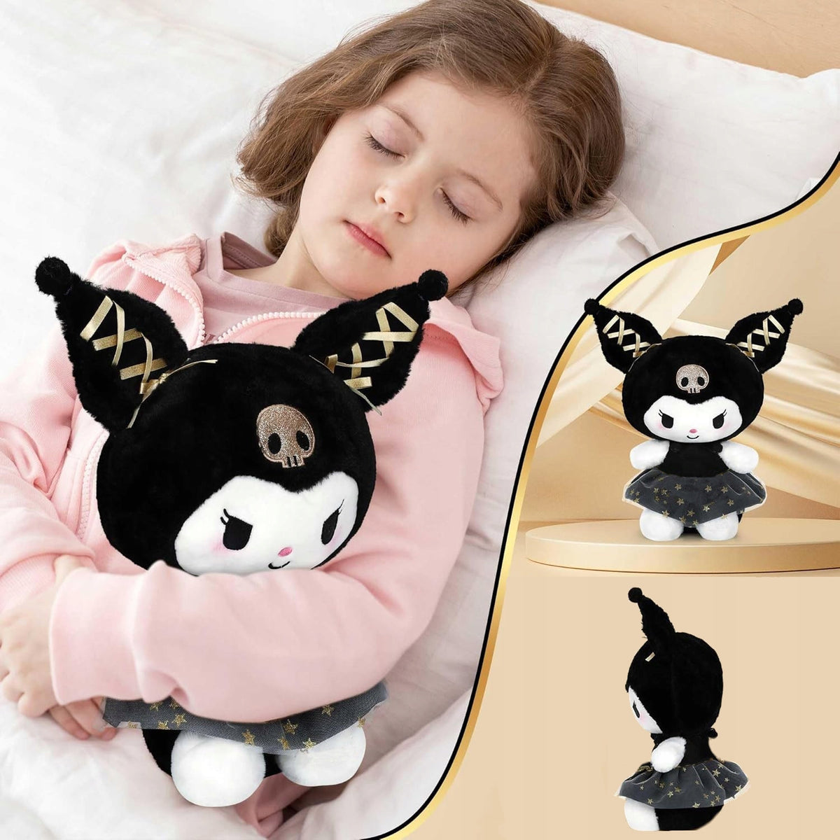 PLUSH TOY KUROMI HELLO PLUSH CUDDLY TOY BEAR GIFT Packaging status original