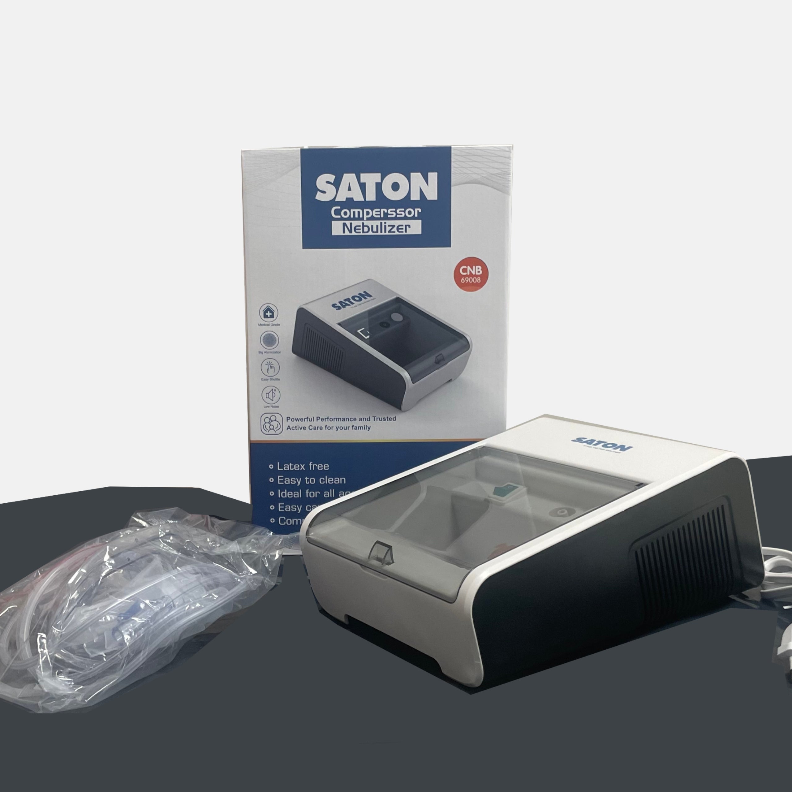PNEUMATIC PISTON COMPRESSOR INHALER / NEBULIZER VERY STRONG Medical device type medical device or in-vitro diagnostic medical device