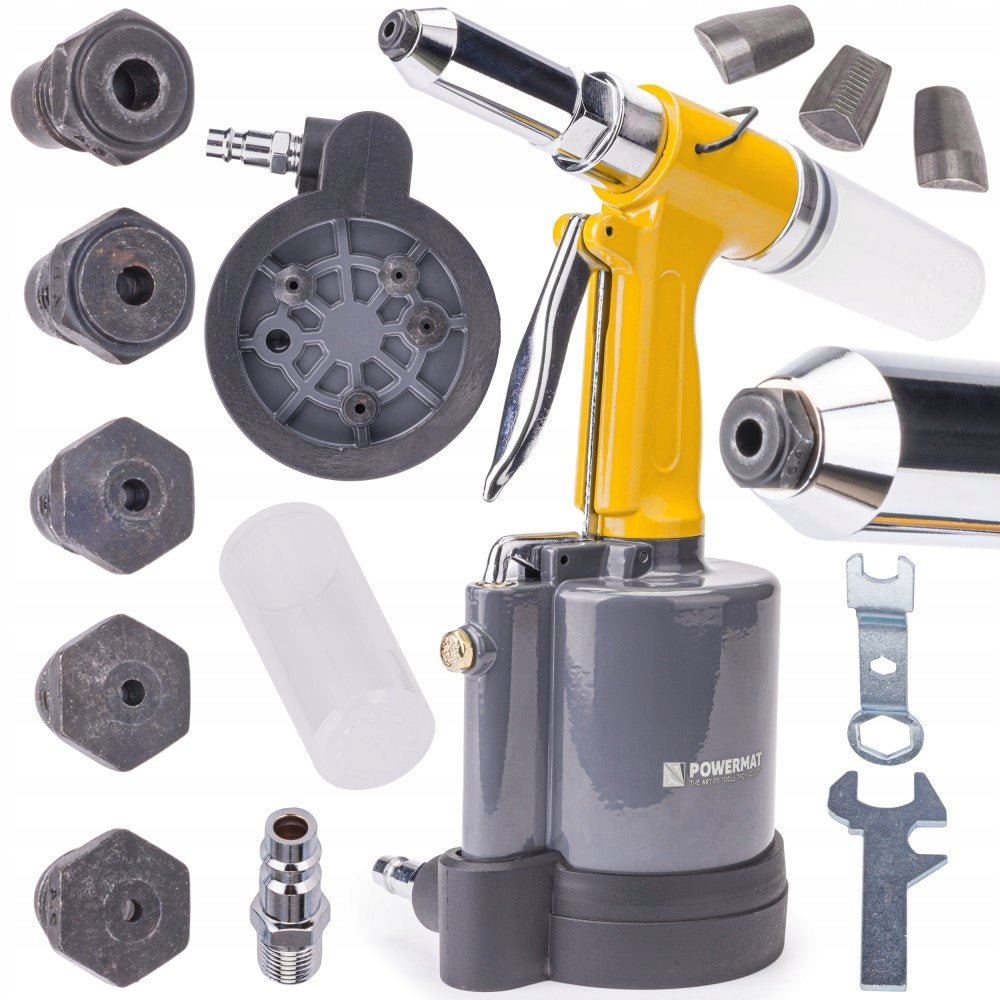 PNEUMATIC RIVETER FOR RIVETS 2,4 - 6,4 MM 1400KG SOLID PM-NP-1400T Brand no brand