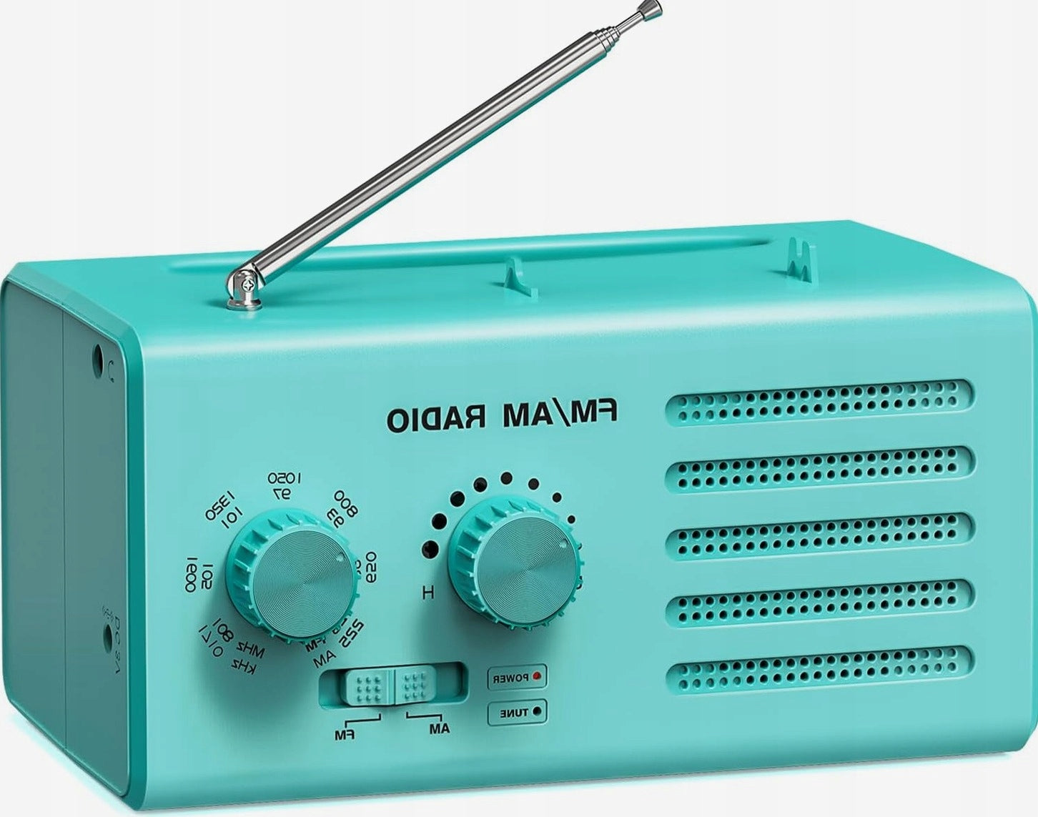 POCKET PORTABLE MINI TRANSISTOR FM AM SW 108MHZ ALARM CLOCK