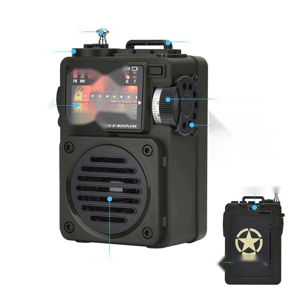 POCKET RADIO BLUETOOTH RETRO MULTIBAND DIGITAL RECHARGEABLE AM FM SW Manufacturer code 5908140353312
