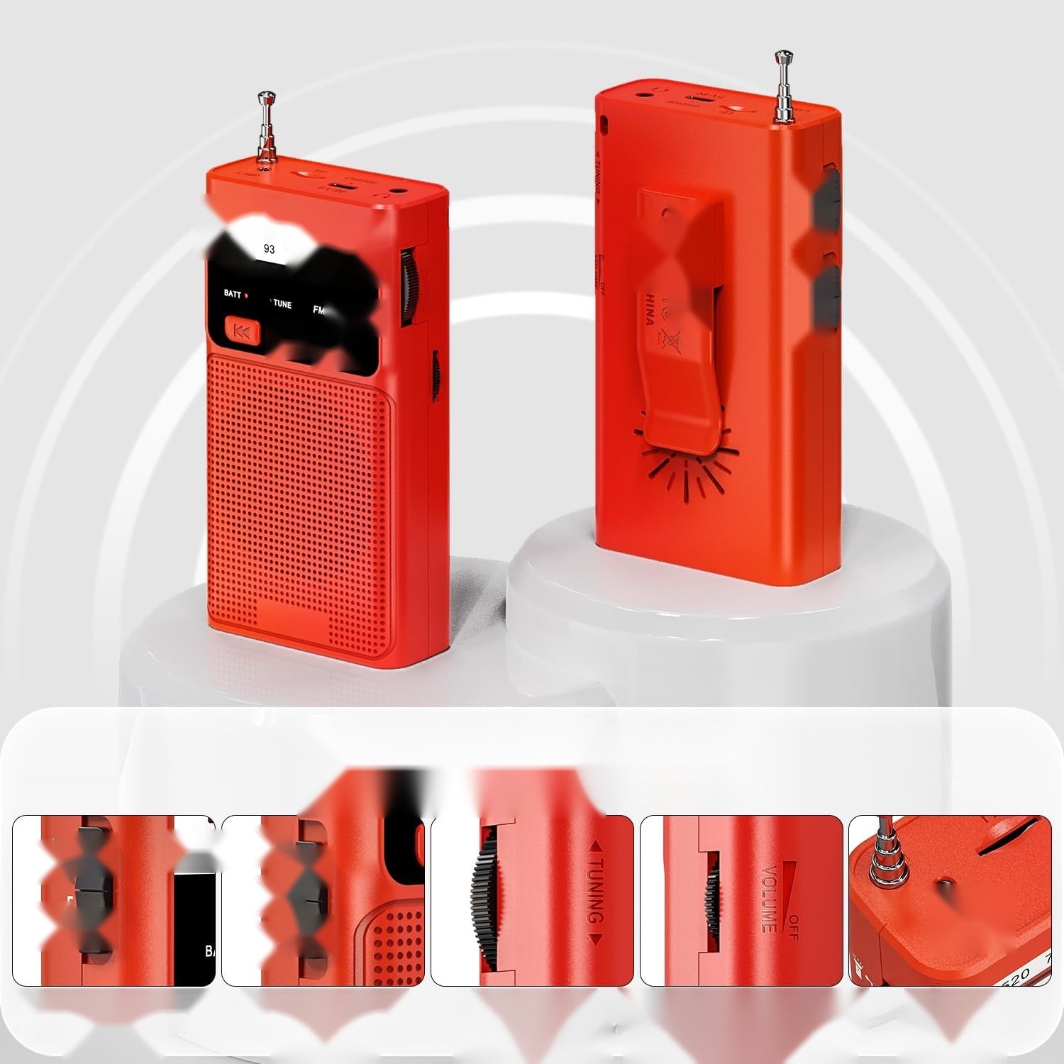 POCKET RADIO SMALL AM FM MP3 PLAYER PORTABLE BATTERY Manufacturer code 5908107072447