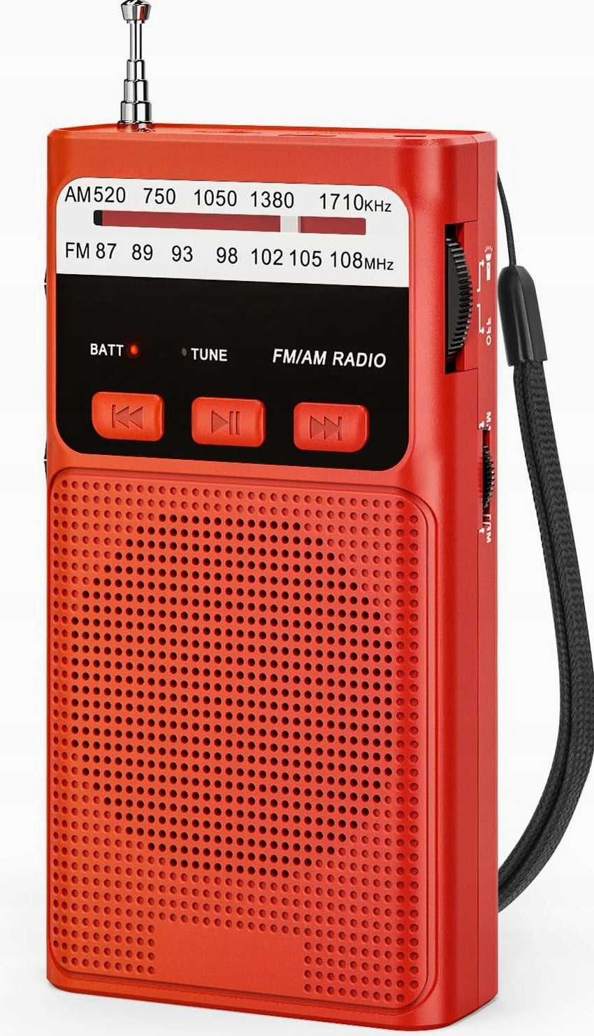 POCKET RADIO SMALL AM FM MP3 PLAYER PORTABLE BATTERY