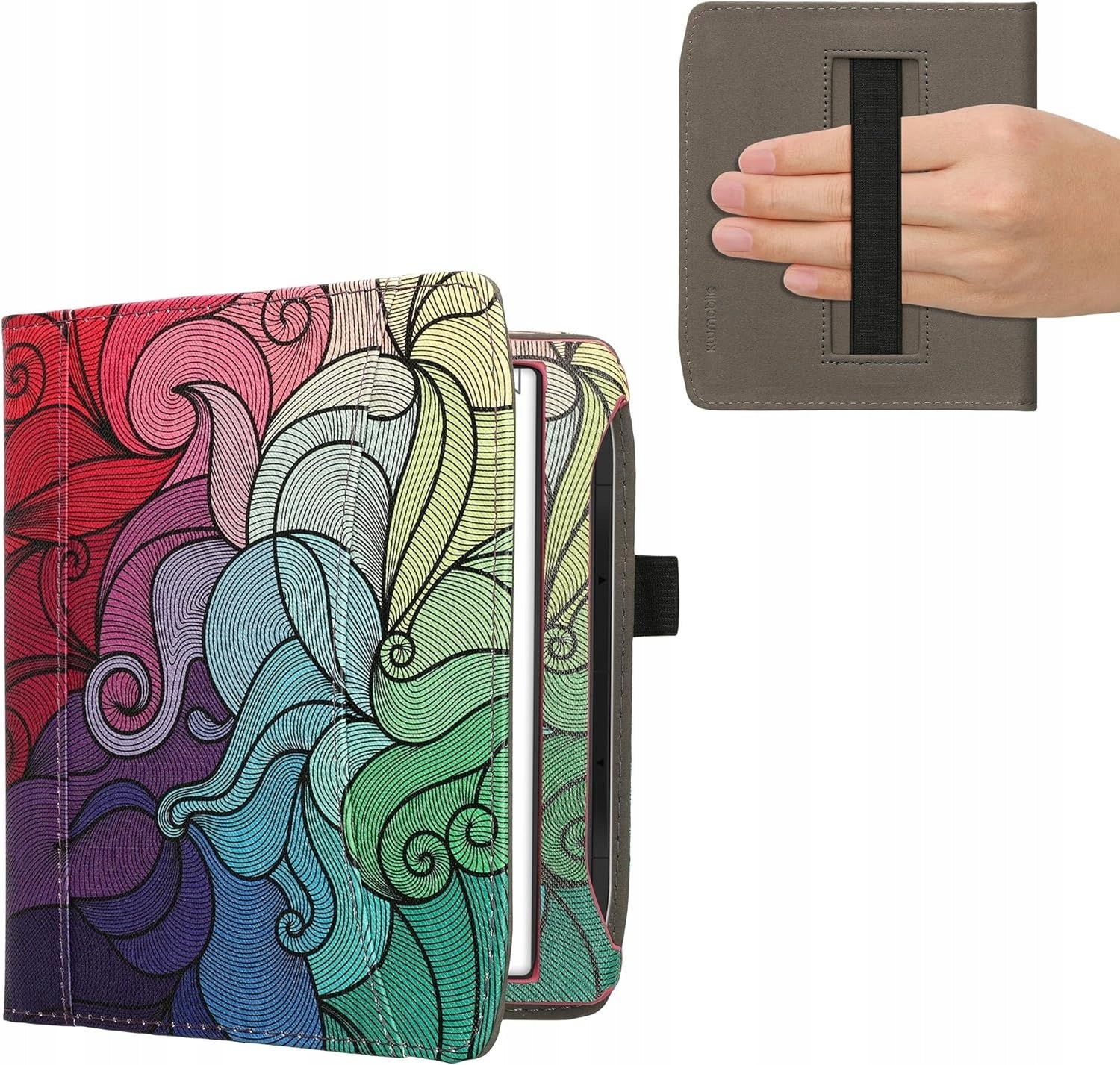 POCKETBOOK ERA/ERA COLOR FLAP CASE WITH POCKET AND STRAP