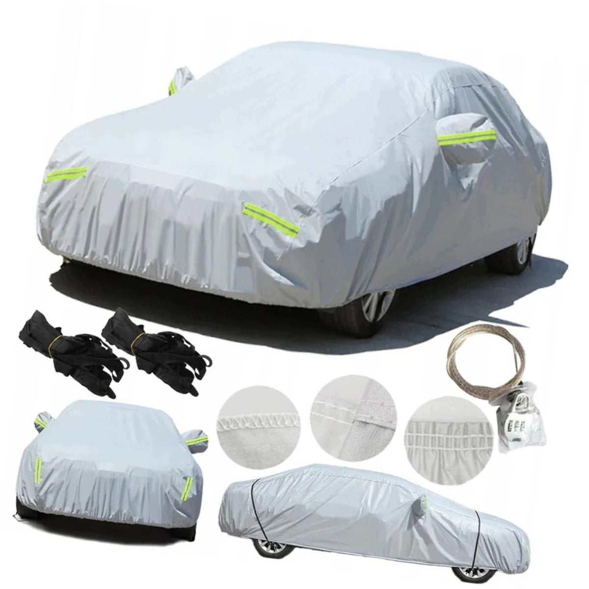 POKROWIEC NA SAMOCHÓD AUTO WODOODPORNY 490CM XL PEVA