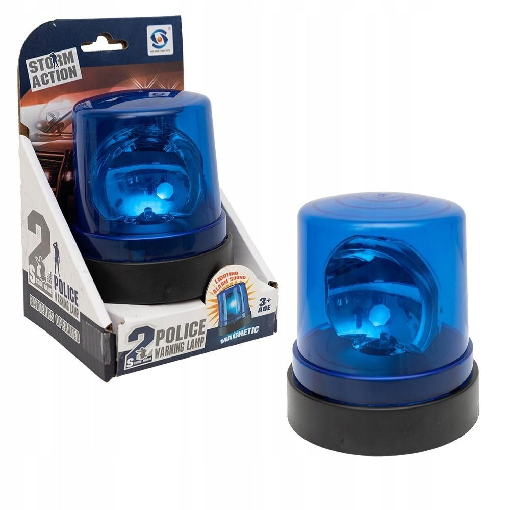 POLICE BEACON BLUE