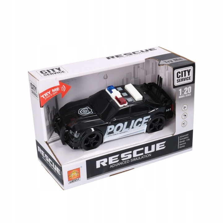 POLICE CAR WITH EFFECTS