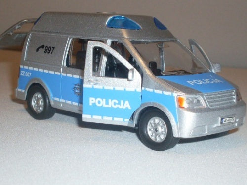 POLICE Metal Police Car VAN POLICE Manufacturer code NO.112A