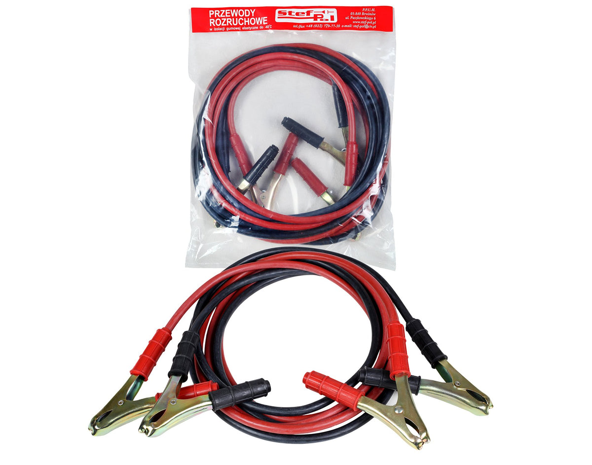 POLISH CABLES JUMPER CABLES 400A 4m CROSS SECTION 16mm2 FV HIT!!!!