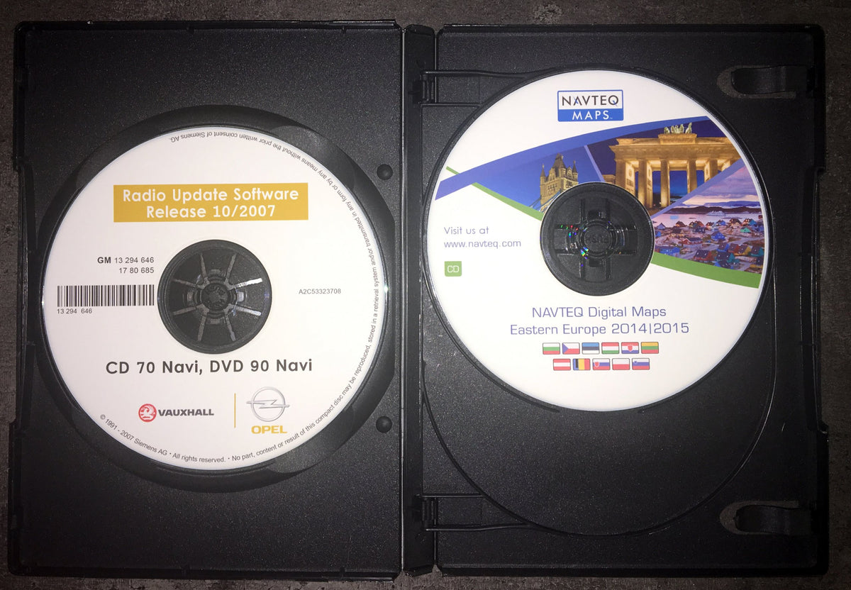 POLISH MENU OPEL CD70 DVD90 + MAP OF EUROPE BOX Manufacturer code DVD90