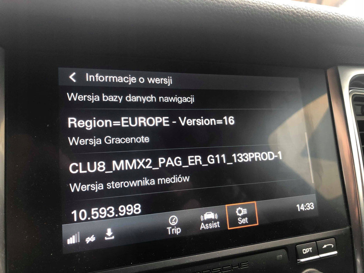 POLISH MENU PORSCHE USA PCM 3.1 LEKTOR NAVI MAP Manufacturer code PORSCHE PCM31 WWW.NAVI-PROJECT.PL