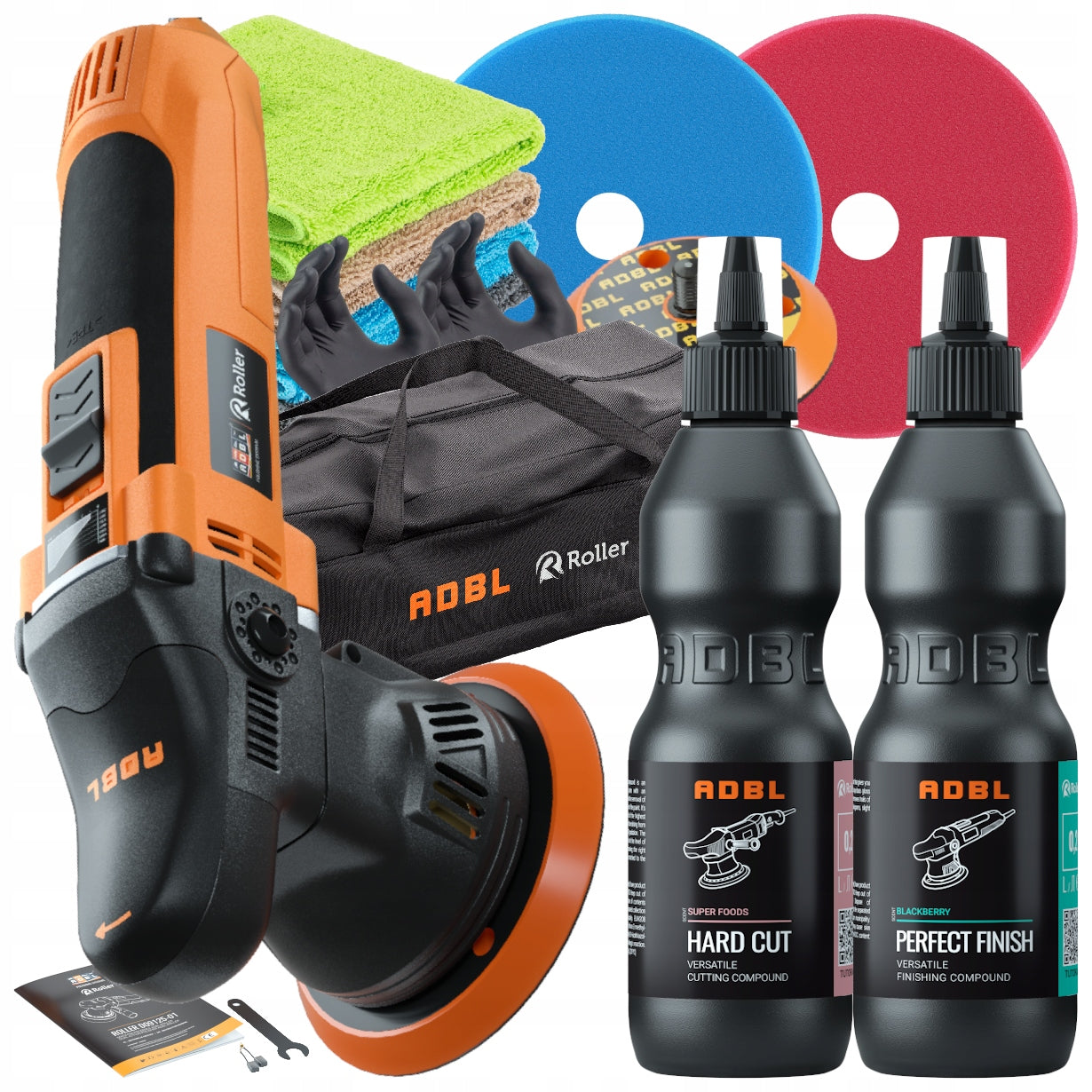 POLISH POLISHER SET ADBL D09125-01 HARD CUT FINISH