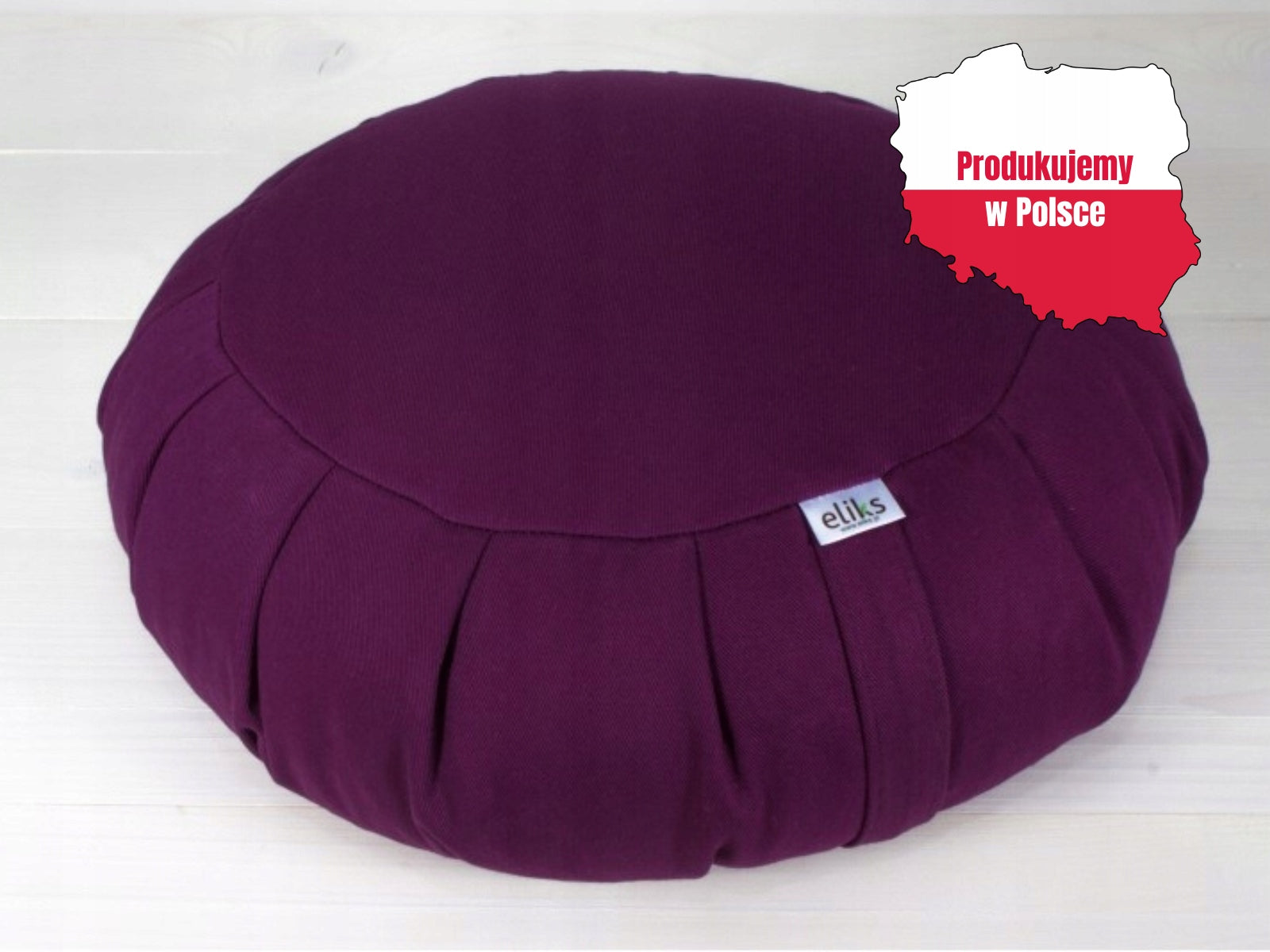 POLISH PRODUCT ZAFU MEDITATION pillow PZH certificate - purple large L/XL