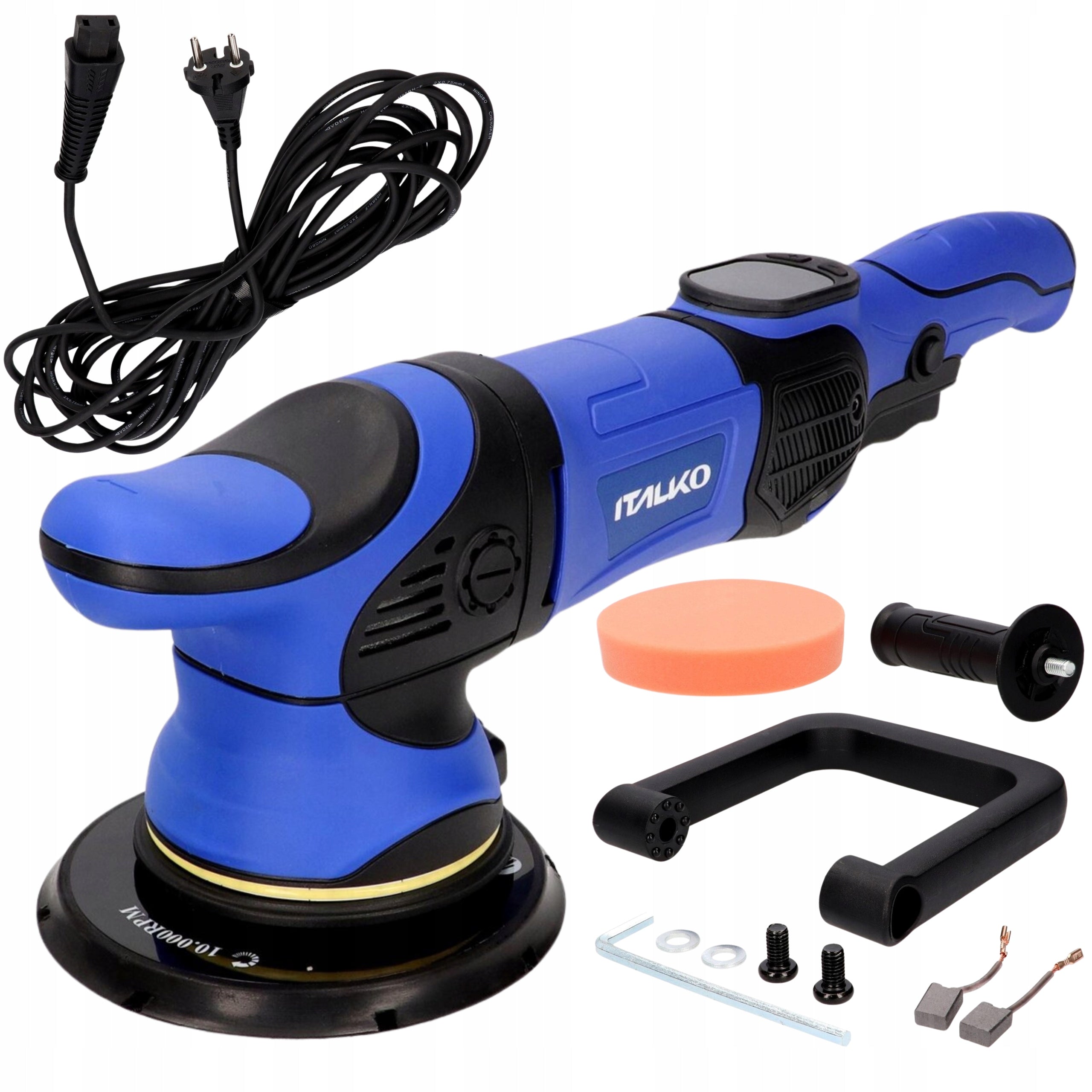 POLISHER DA 21MM DUAL ACTION POLISHING MACHINE 1000W LED LIGHT CABLE 8m