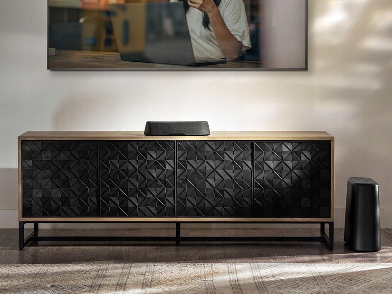 POLK AUDIO MAGNIFI MINI AX Soundbar and subwoofer home theater Bluetooth USB Manufacturer code MAGMINIAX