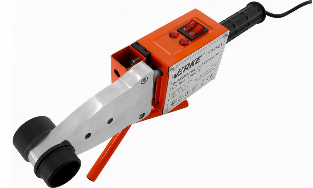 POLYFUSION WELDING MACHINE FOR WELDING PIPES PP PVC 1500W STRONG +MATRIX SET Maximum power 1500 W