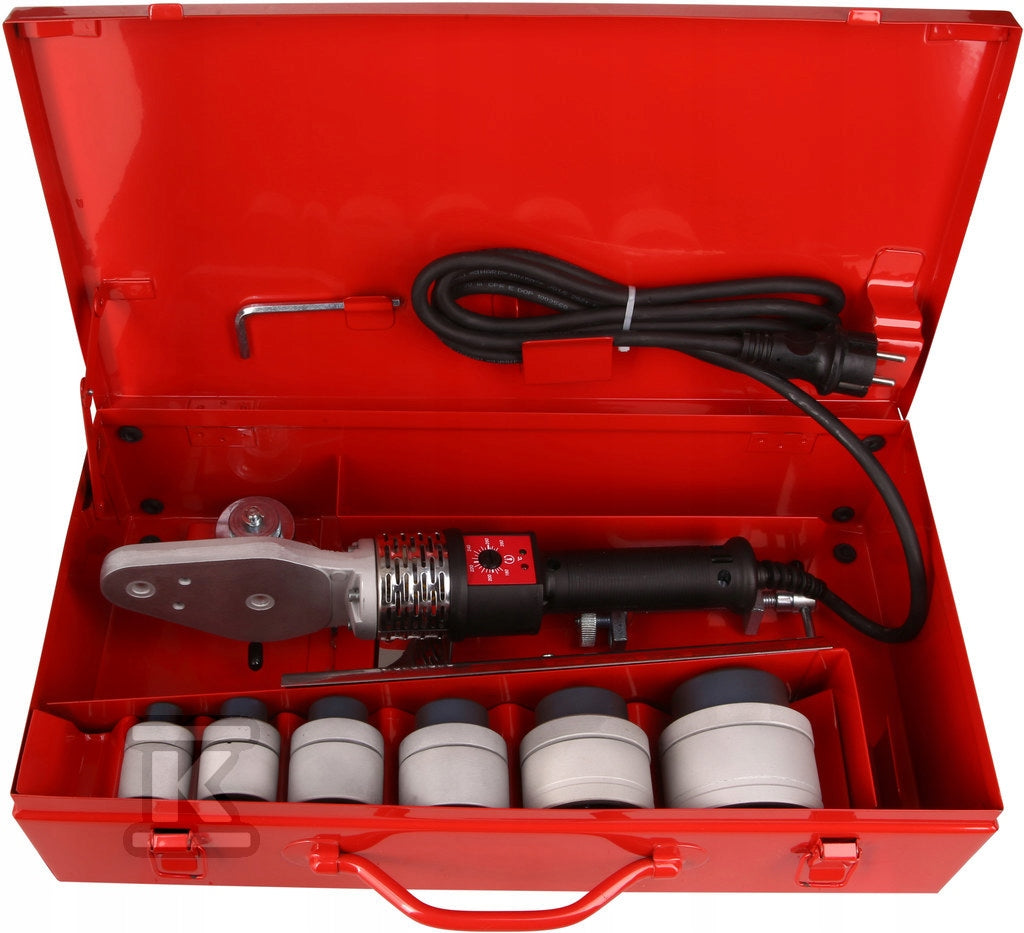 POLYFUSION WELDING MACHINE ROWELD P63-3 SET 850W IN CASE ROTHENBERGER