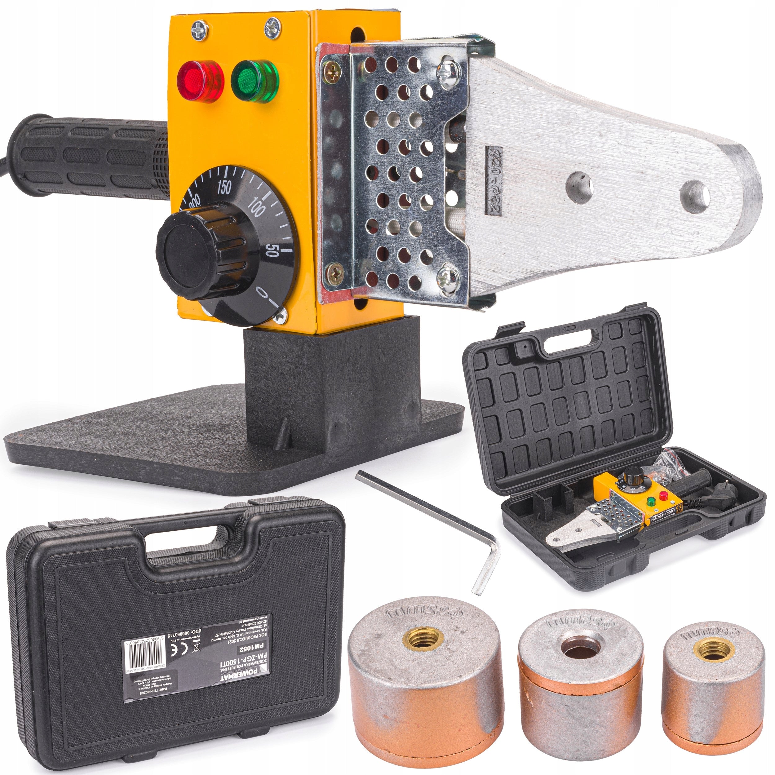 POLYFUSION Welding Machine for PVC Pipe PP 1500W 3 Dies 20-32MM SUITCASE 320 C