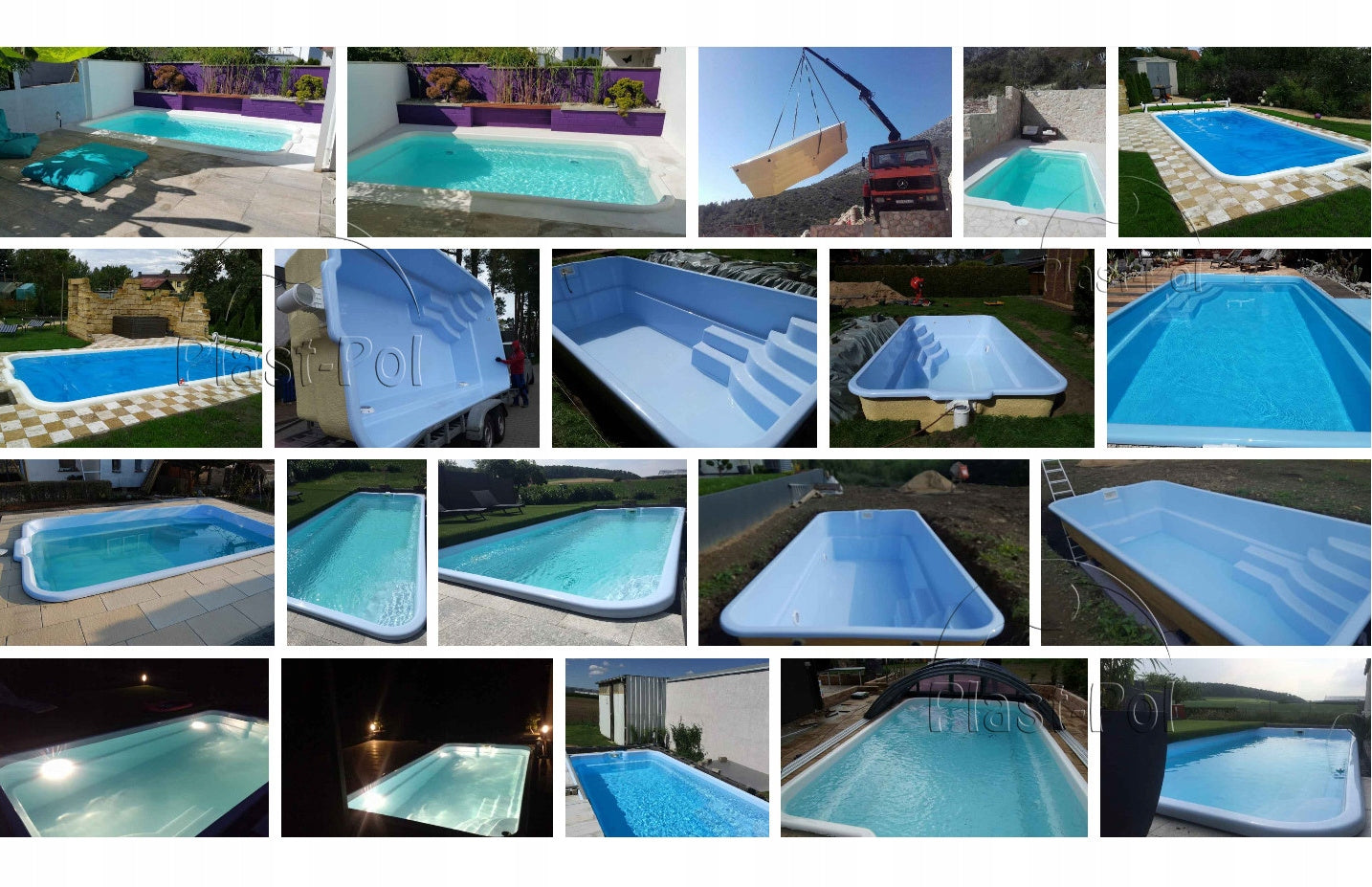 POOL 6.00 x3.00 x1.50 WITH EQUIPMENT + ROOF! Brand PLAST-POL