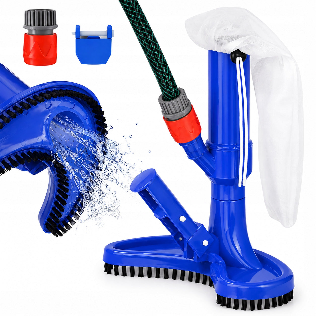 POOL AND POND CLEANING KIT – POOL VACUUM CLEANER + MESH