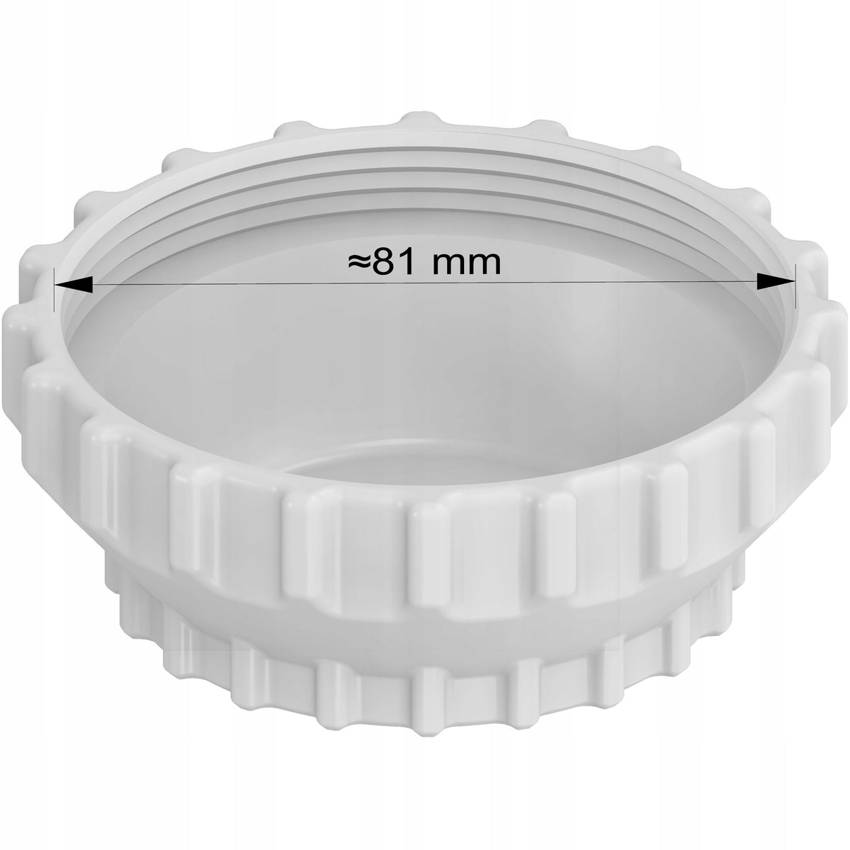 POOL APPROACH INLET CAP STOPPER with 81mm Thread + GASKET Manufacturer code Korek 80 mm + uszczelka