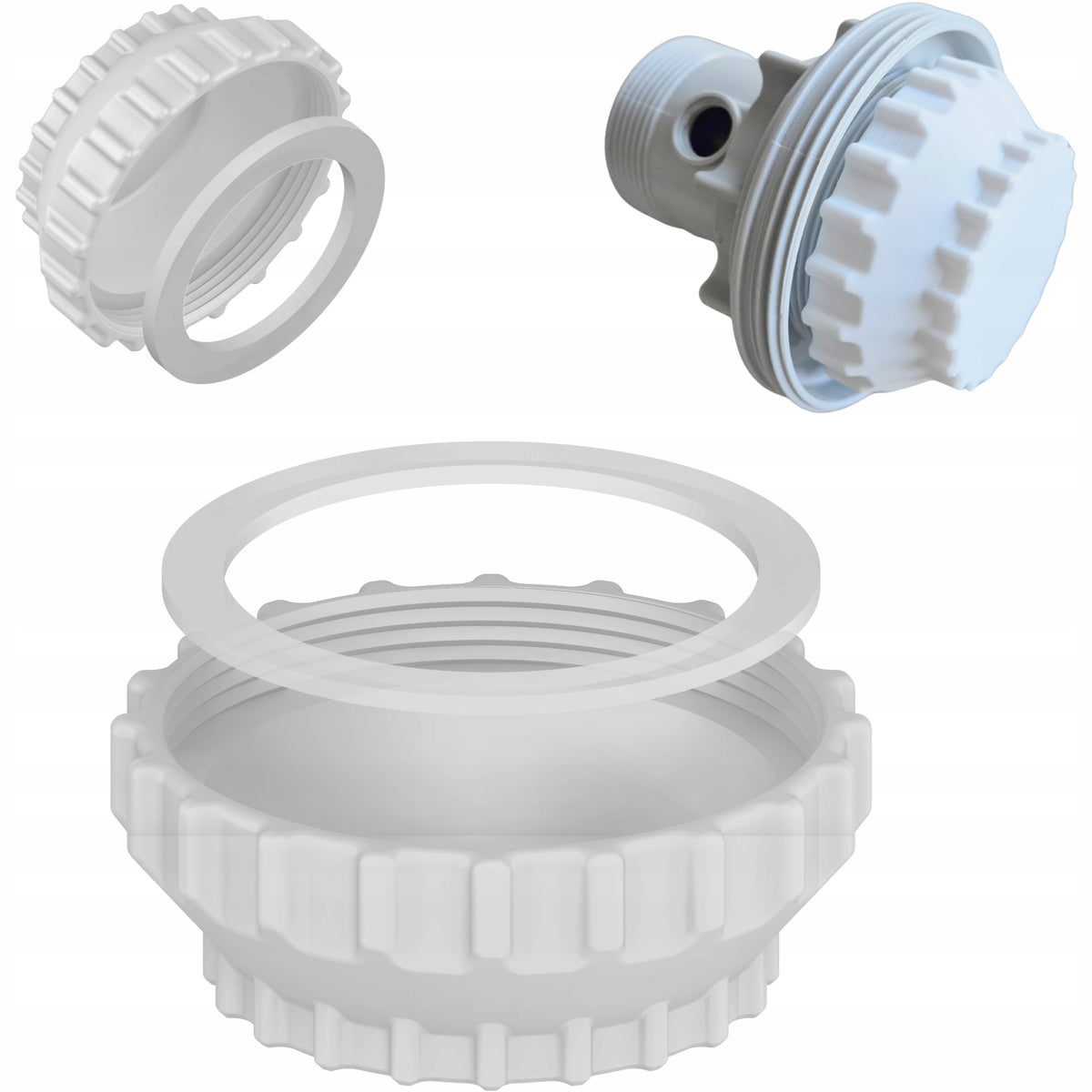 POOL APPROACH INLET CAP STOPPER with 81mm Thread + GASKET