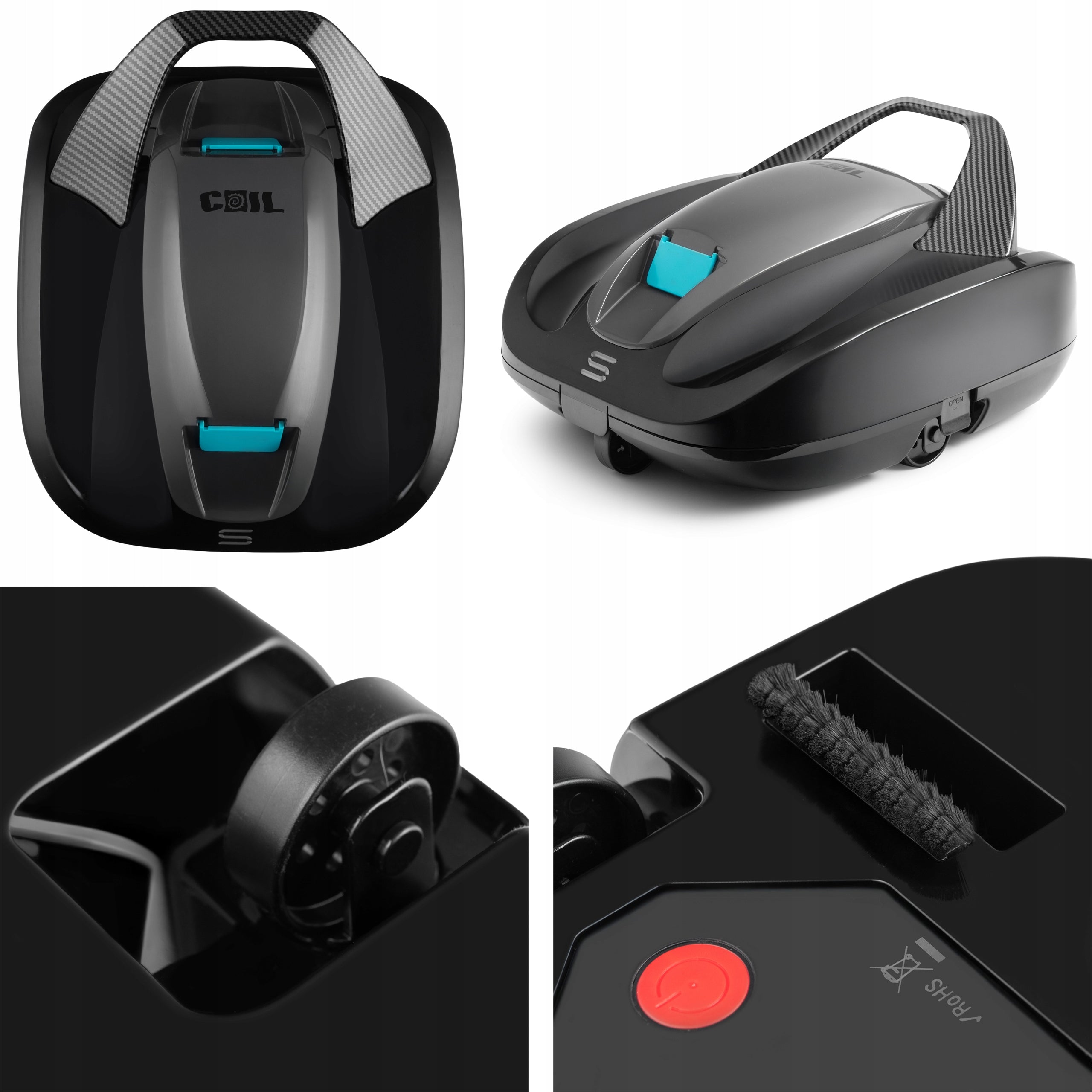 POOL BOTTOM CLEANING VACUUM CLEANER WIRELESS ROBOT AUTOMATIC COL Packaging status original