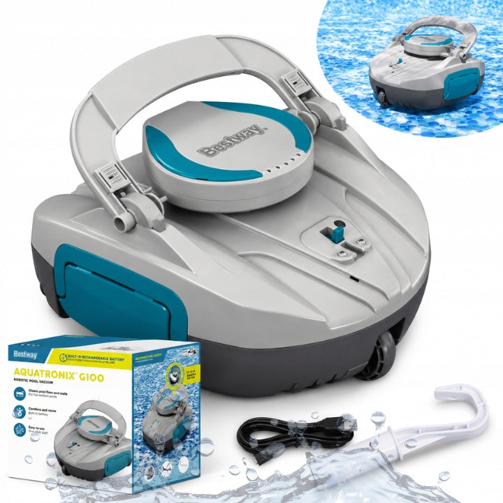 POOL CLEANER BESTWAY ROBOT AUTOMATIC POOL GARBAGE