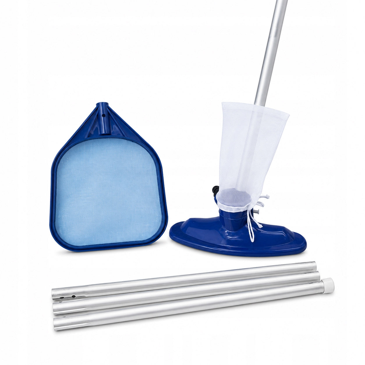 POOL CLEANING KIT 161 CM VACUUM CLEANER MESH STICK