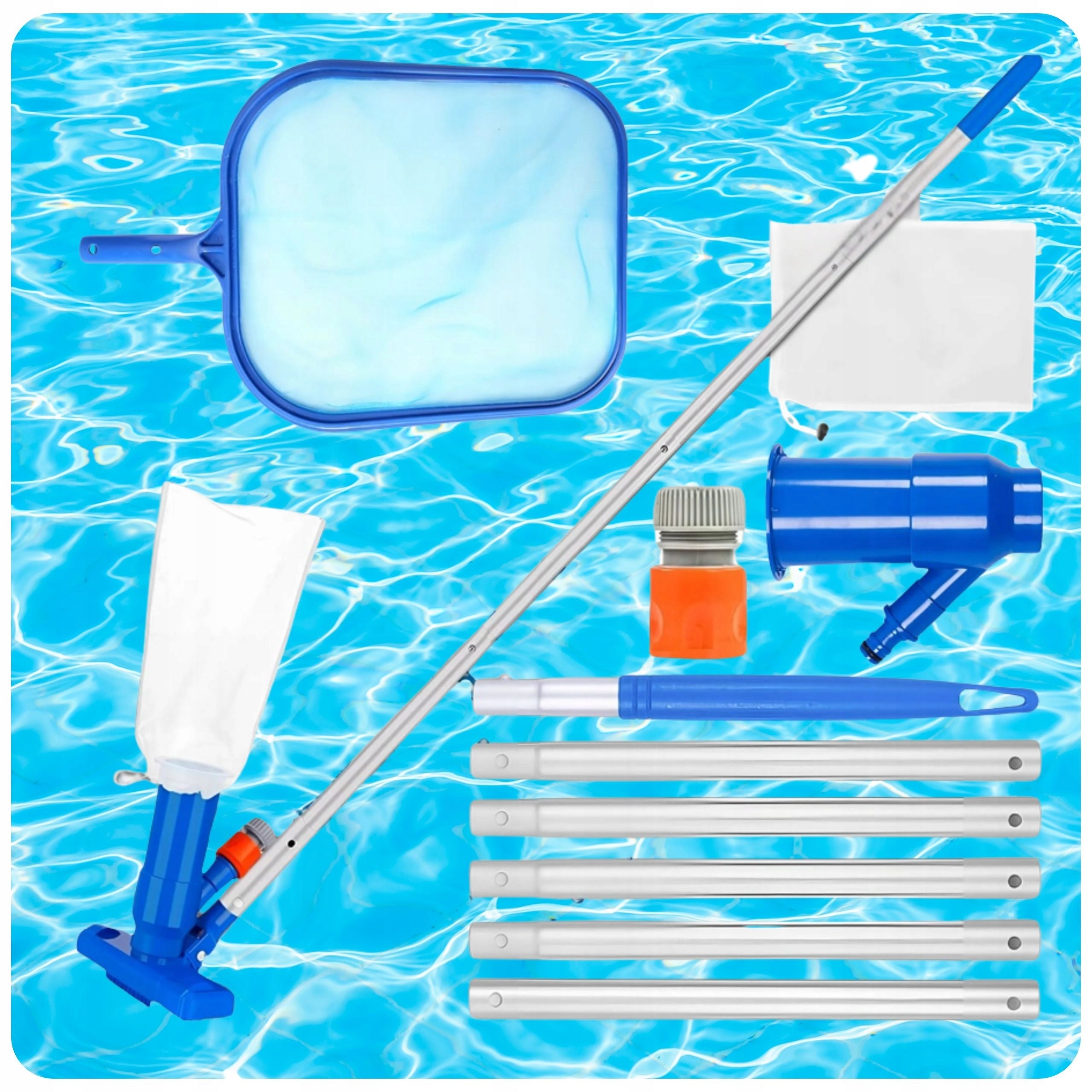 POOL CLEANING KIT HANDHELD VACUUM CLEANER FOR POOL MESH STRAINER SET Manufacturer code 4059635541293