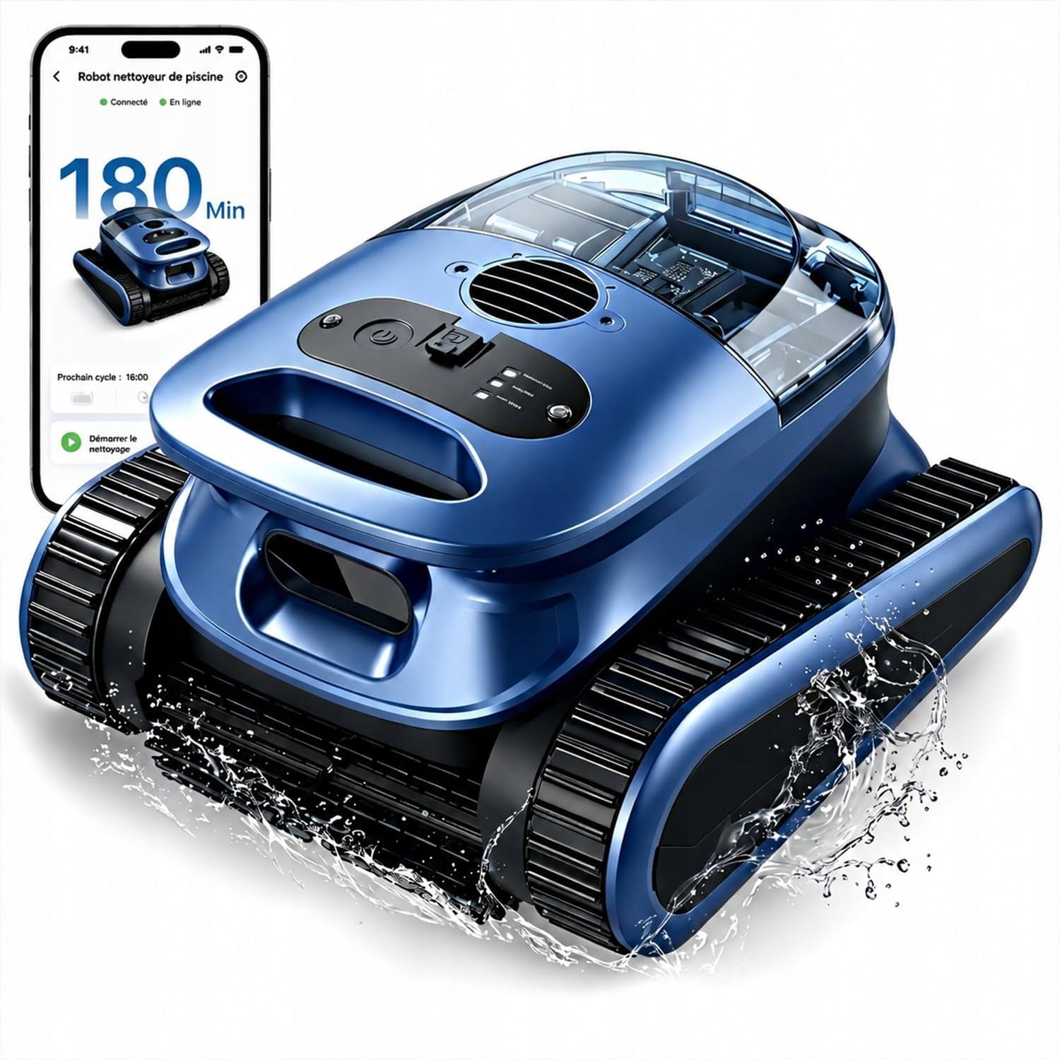 POOL CLEANING ROBOT AUTOMATIC POOL VACUUM CLEANER Seauto SAT30pro
