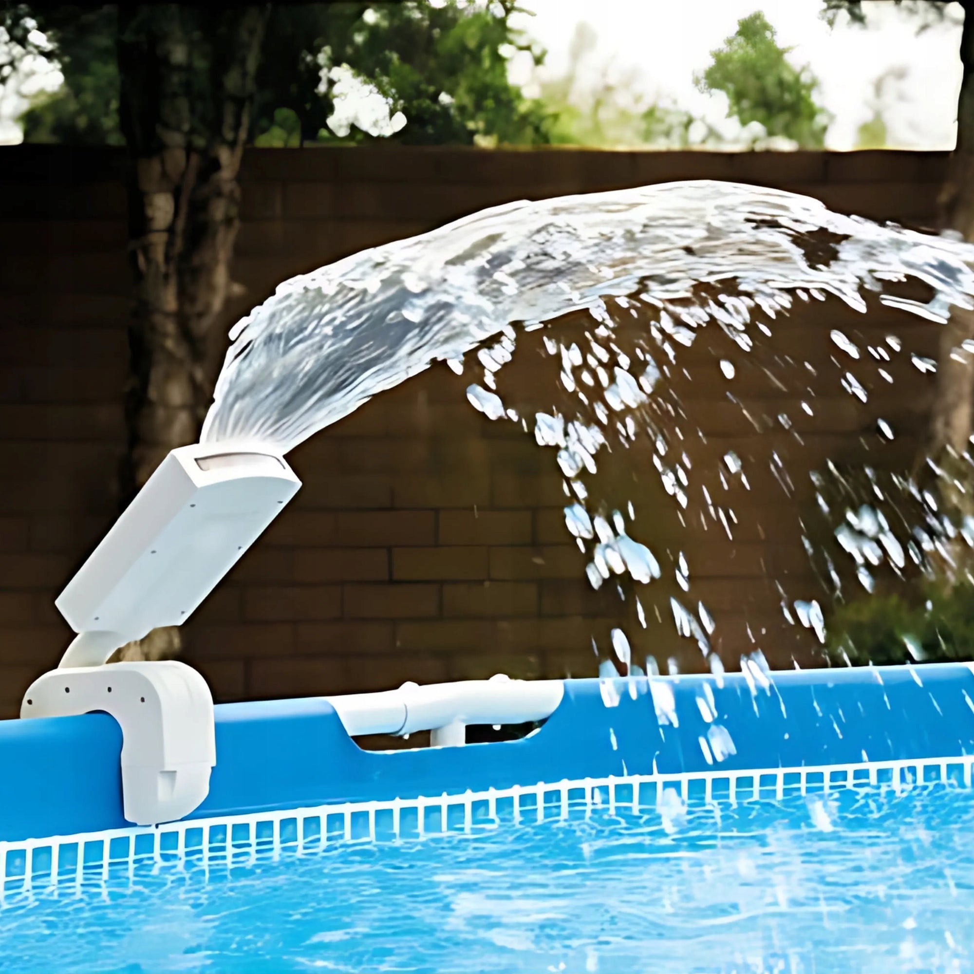 POOL FOUNTAIN COLORFUL WASHER LED WATER CURTAIN WHIP LAMP Brand Intex