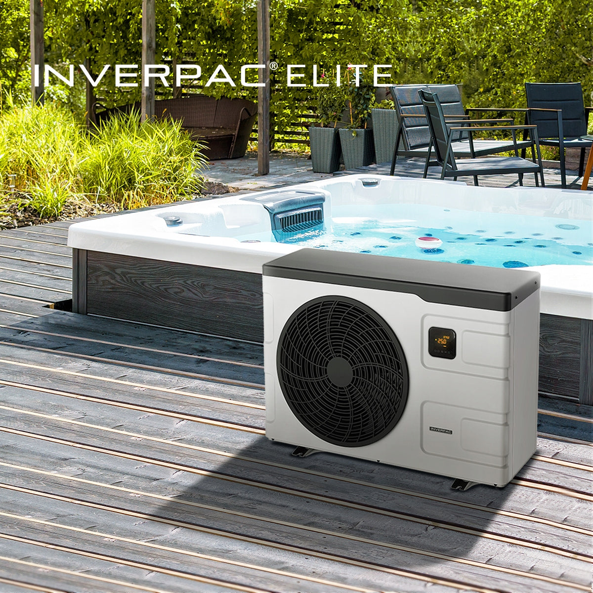 POOL HEAT PUMP ZEALUX INVERPAC S165, 16,5kW Packaging status original