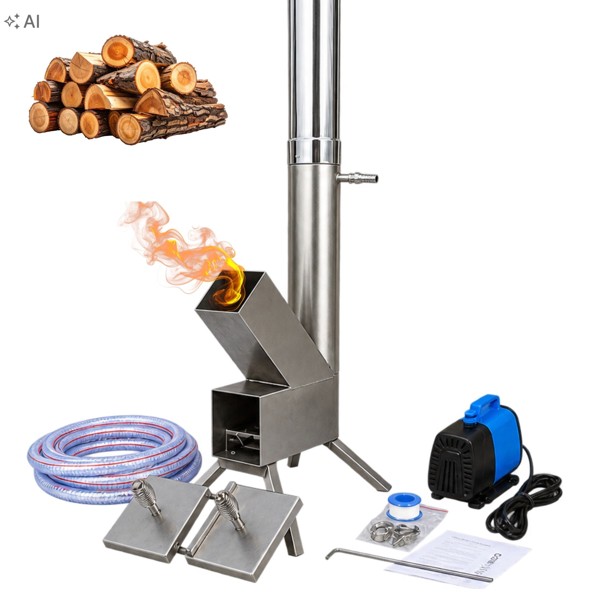 POOL HEATING WITH FIREWOOD HEAT PUMP POOL HEATER TITANIUM