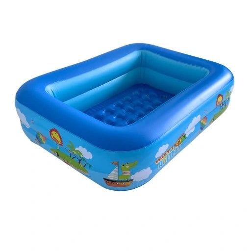 POOL INFLATABLE PADDLING POOL FOR CHILDREN Dry POOL 2 CHAMBERS 110/80 cm