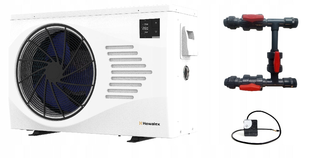 POOL INVERTER HEAT PUMP HEWALEX PCWBi 13,2 kW-C + Bypass + WiFi