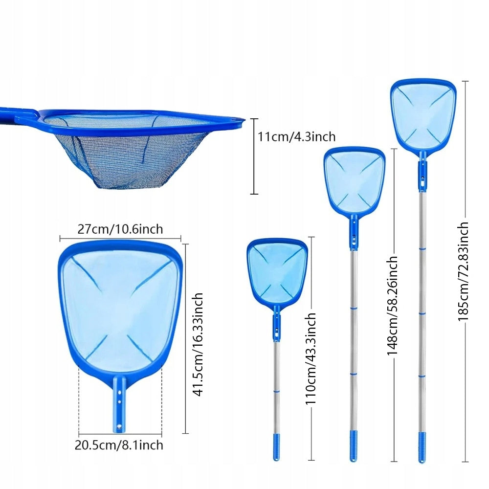 POOL NET CLEANING LANDING NET WITH TELESCOPIC POLE JACUZZI STRAINER Manufacturer code 0CF29