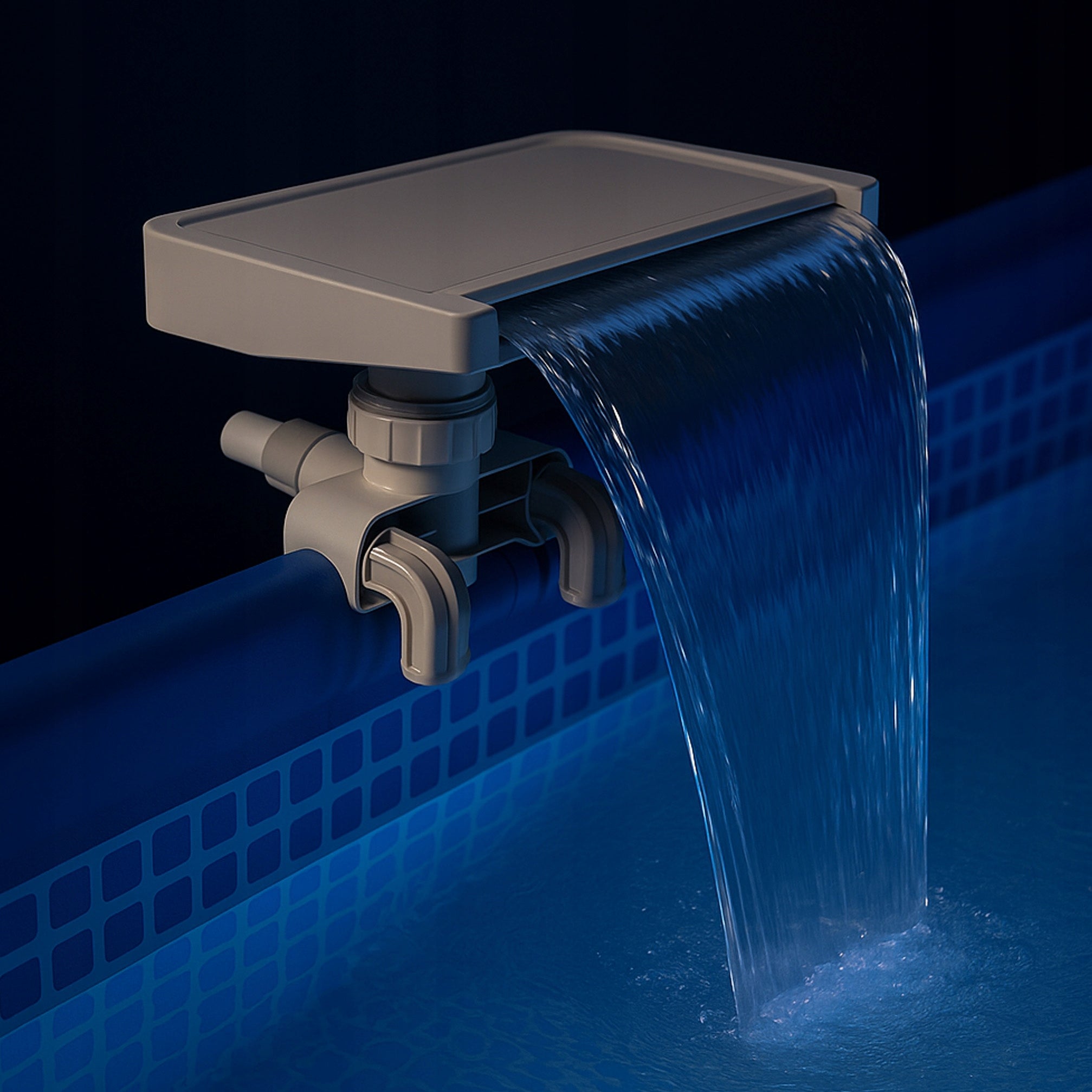 POOL NOZZLE WATERFALL For Swimming Pool Cascade FOUNTAIN Spout Spray SWIMMING POOL EAN (GTIN) 5904100222292