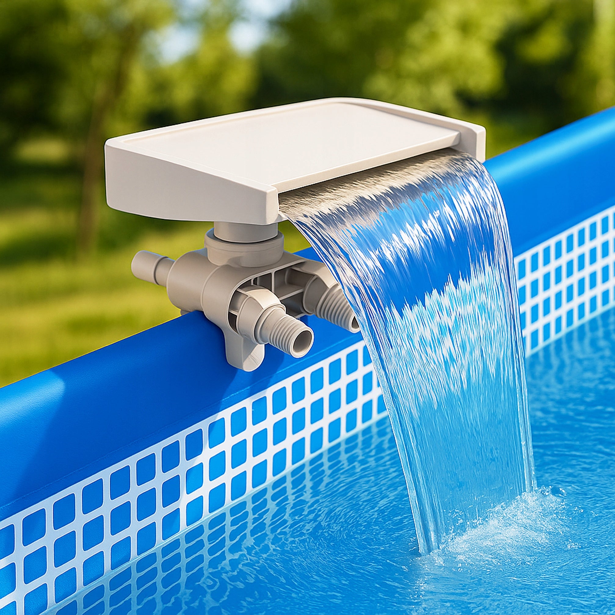 POOL NOZZLE WATERFALL For Swimming Pool Cascade FOUNTAIN Spout Spray SWIMMING POOL Product weight with unit packaging 1.1 kg