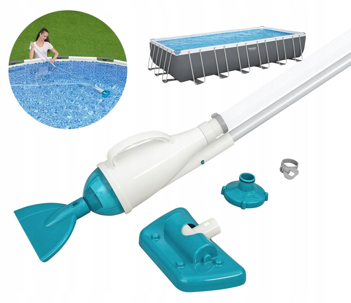 POOL VACUUM CLEANER FOR CLEANING THE BOTTOM OF THE POOL 56475 BESTWAY SET