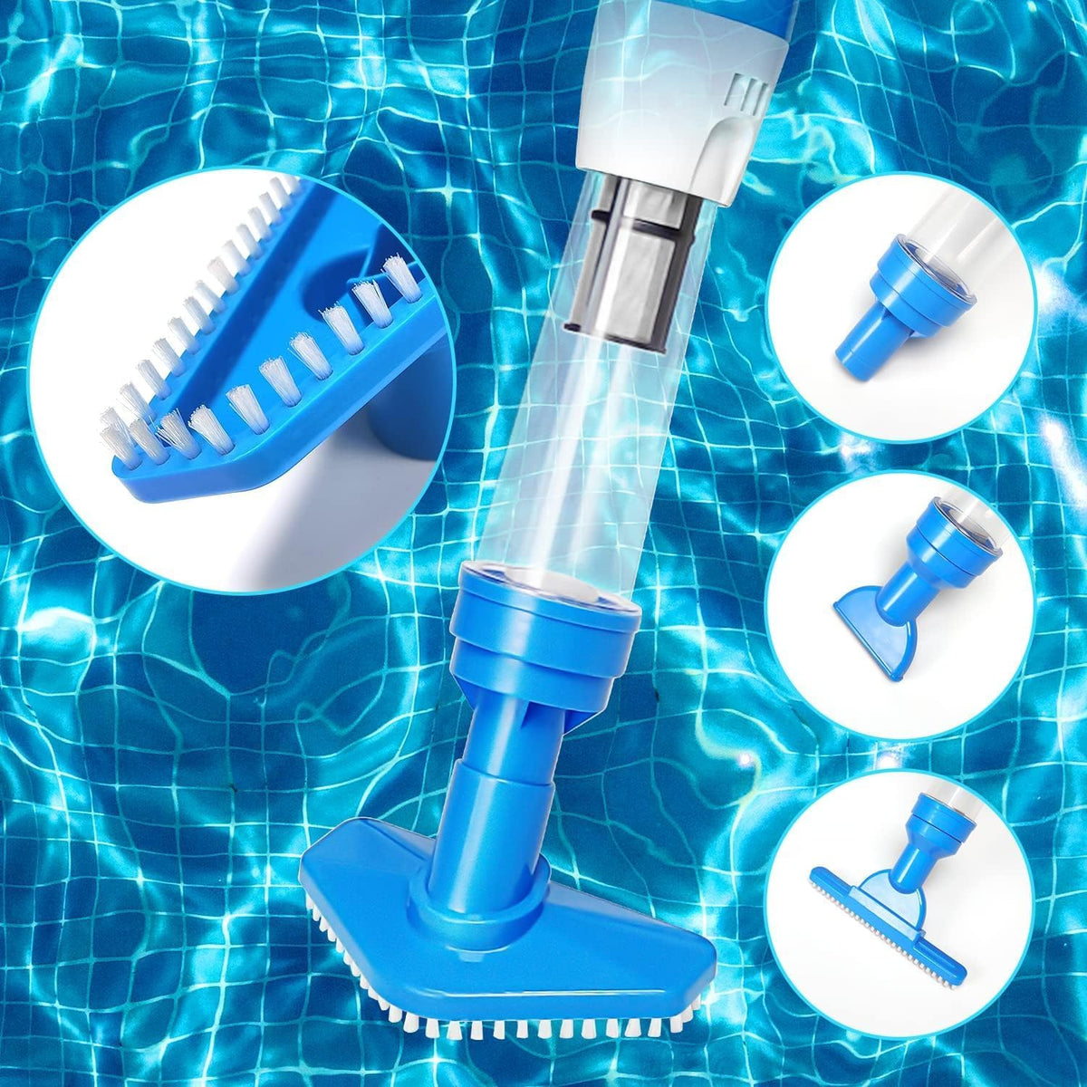 POOLYPOLY 3IN1 CORDLESS POOL VACUUM CLEANER WITH RECHARGEABLE BATTERY. BLUE Manufacturer code POOLYPOLY
