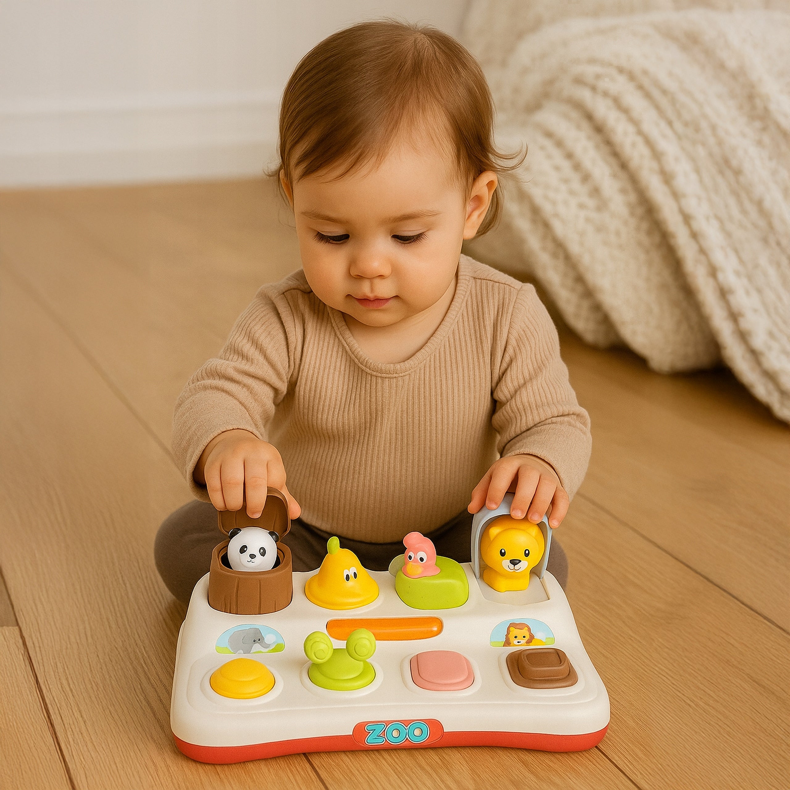 POP-UP ANIMALS EDUCATIONAL TOY POP-UP INTERACTIVE MONTESSORI Packaging status original
