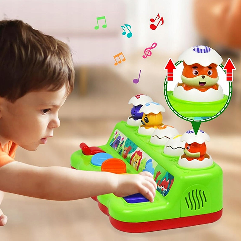 POP-UP ANIMALS INTERACTIVE TOY WITH MUSIC FOR CHILDREN Product weight with unit packaging 0.8 kg