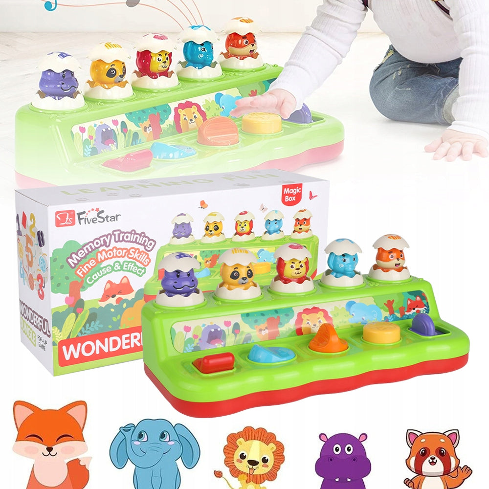 POP UP TOY, EDUCATIONAL MONTESSORI GAMES, MUSIC TOY FOR KIDS Brand no brand